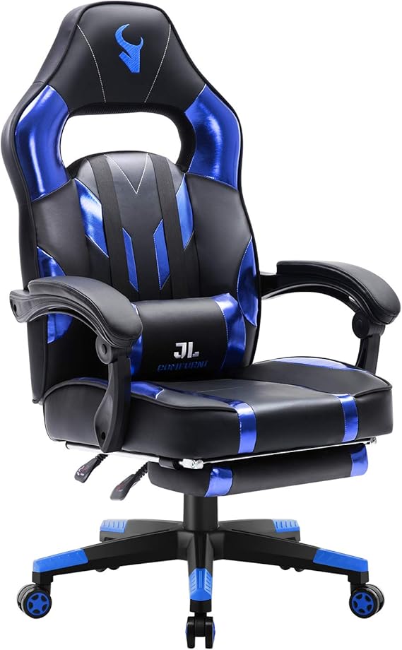 Jl comfurni gaming chair with footrest Clearance