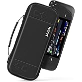 XAOSUN Carrying Case Compatible with Steam Deck & OLED, Protective Hard Shell Handheld Case for Steam Deck Console, Portable Shockproof Travel Carrying Bag for Travel and Storage