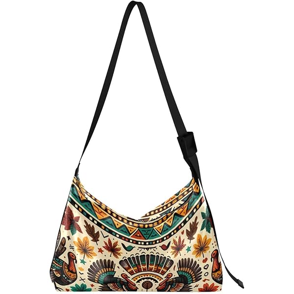Amazon.com: Unisex Shoulder Bag Crossbody Handbag Turkey-pumpkin