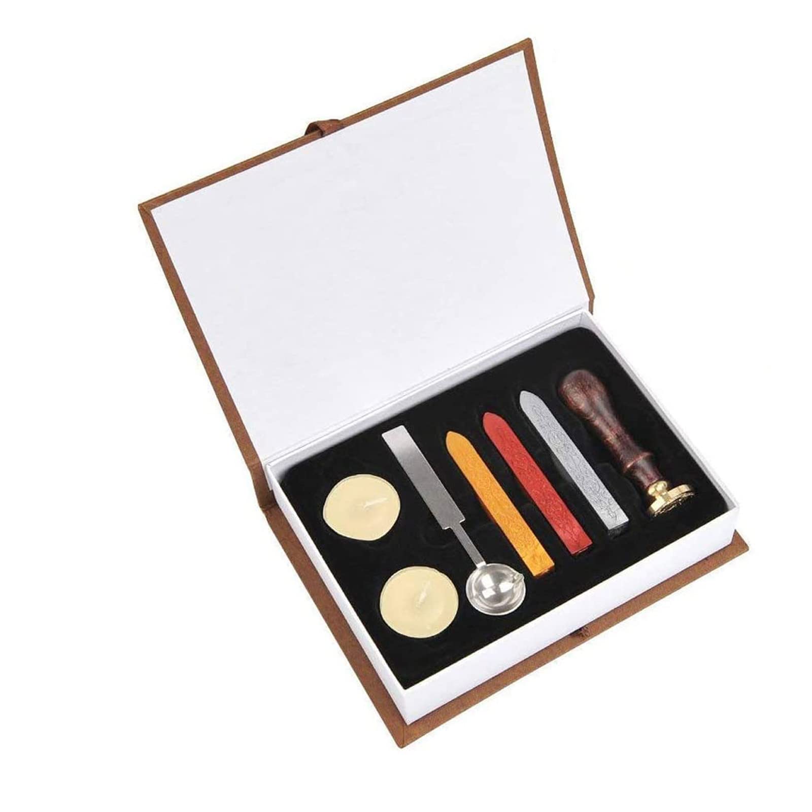 JARAGAR Wax Seal Stamp Kit, All-in-one DIY Wax Seal Set Include Tree of Life Seal Retro Wax for Gifts, Letters, Crafts, Wedding Invitation and Decoration Sealing, Style 2