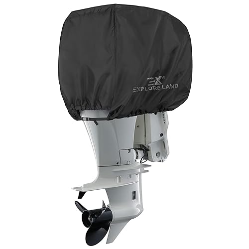 H Explore Land Outboard Motor Cover - Waterproof 600D Heavy Duty