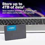 Crucial BX500 4TB SATA SSD 2.5 Inch 540MB/s 3D NAND Internal Drive view 4