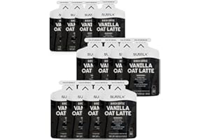 Numilk Pouches Variety 12-Pack (Vanilla Oat Latte) - Creamy Plant-Based Milk in Seconds - Easy-to-Use with the Numilk Nut Milk Maker Machine - One Pouch Makes 32oz