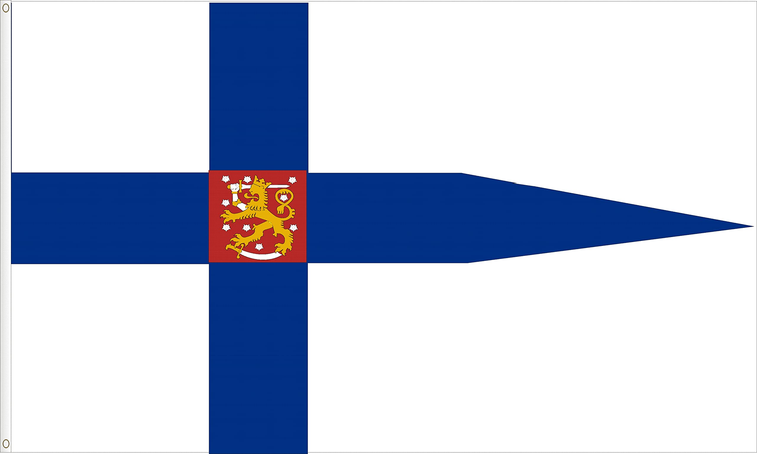 FLAG OF FINLAND C/E. STATE TEACHING. PREMIUM SATIN QUALITY. LARGE SIZE 150X90
