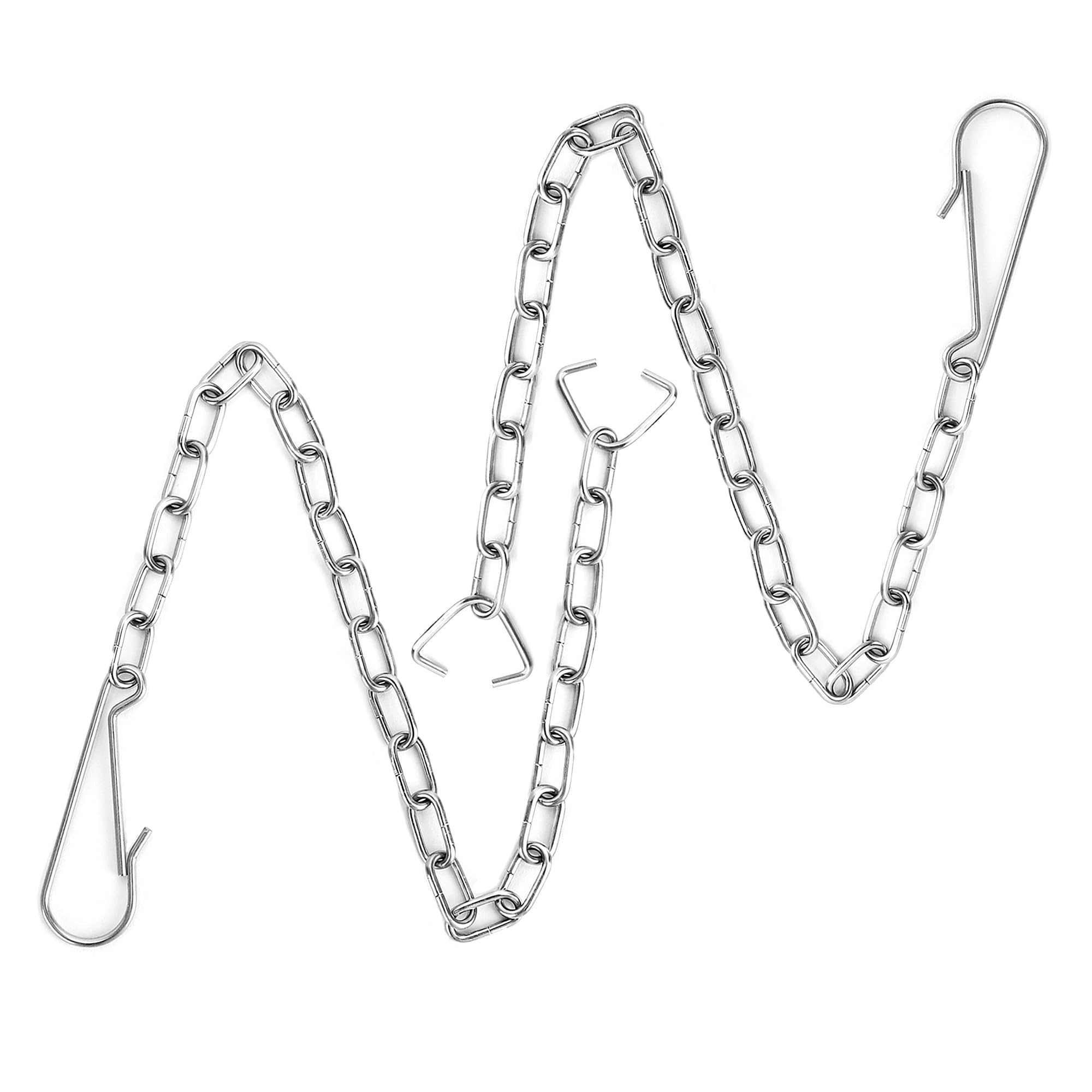 Photo 1 of Toilet Flapper Chain, Stainless Steel Toilet Handle Chain, 2 Pack Toilet Flapper Chain Replacement Kit 9.45'' Universal Toilet Chain Toilet Flush Lift Chain Adjustable Length Fits Most Toilet Flappers