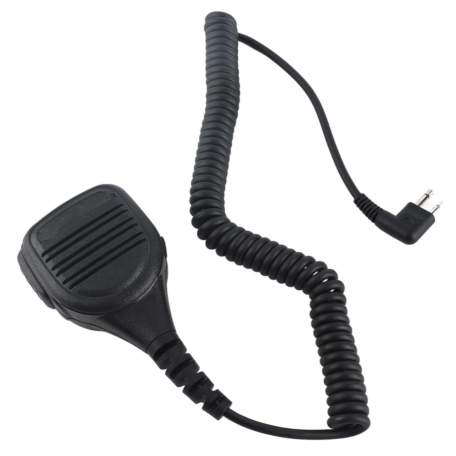 Tonysa Portable Handheld Speaker Mic for Walkie Talkie, 3.5mm Headphone Jack Speaker Mic Walkie-talkie Radio Hand Microphone with Steel Belt Clip for GP88S, GP2000, GP88, GP3688, etc