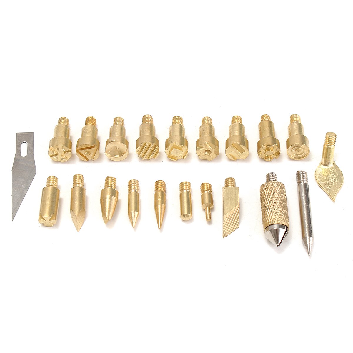 22pcs Replacement Wood Burning Pyrography Tips Set Hobby Craft AAccessorie.s Kit