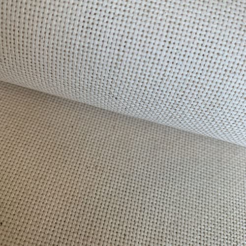 22 Count Evenweave Cloth Embroidery Cross Stitch Fabric, Natural Color Ecru, W59 x L39