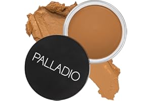 Palladio Cream Bronzer for Face & Skin, Creates a Sun Kissed Glow, Infused with Aloe & Cocoa Butter, Buildable Coverage, Vega
