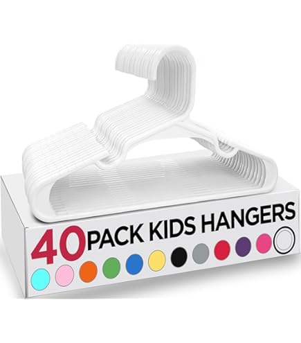 Amazon.com: Lifemaster Plastic Kids Clothes Hanger