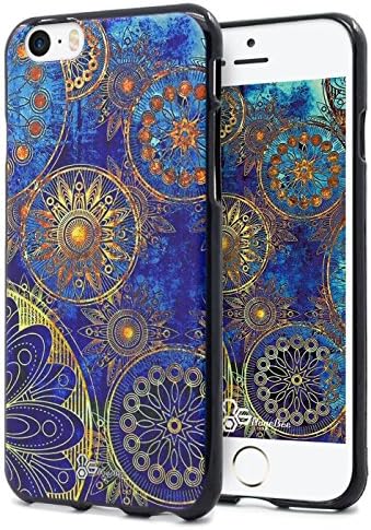 iPhone 5C Case, Nznd [Ultra-Thin] Premium [Sculptural Art Texture] Soft TPU Protective Flexible Durable Case for Apple iPhone 5C - Gear Wheel