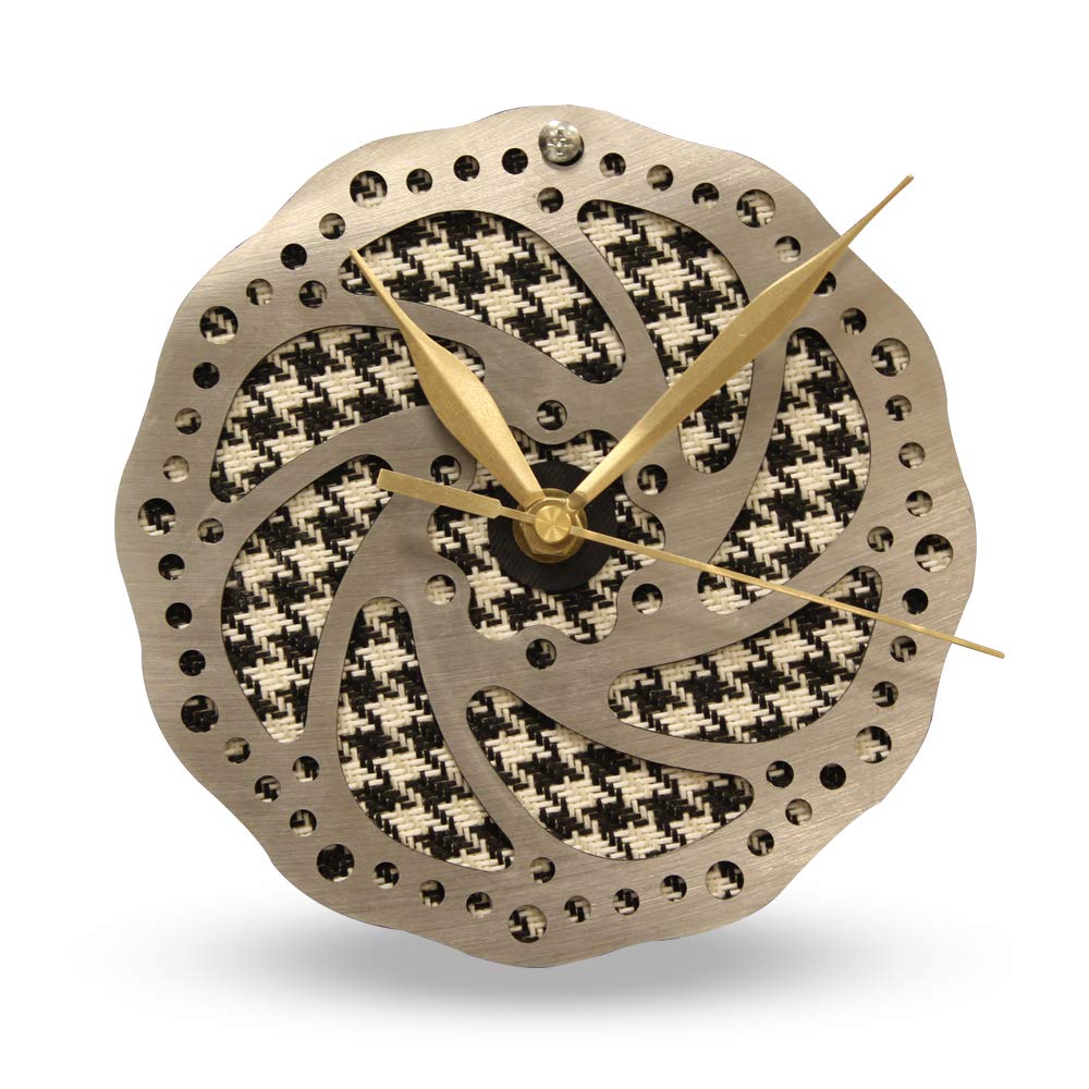 Bikes Bazaar Clock, metal, Black, White, One Size