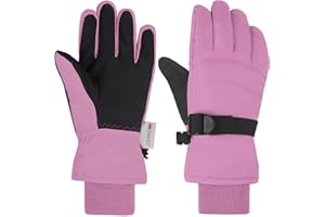 AMYIPO Kids Winter Snow Ski Gloves Children Snowboard Gloves for Boys Girls