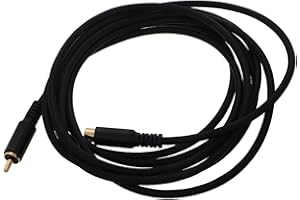 HIAKDOFT Aluminum Alloy Audio Extension Cable with Male to Female Connectors Dual Shielded for Clear Sound