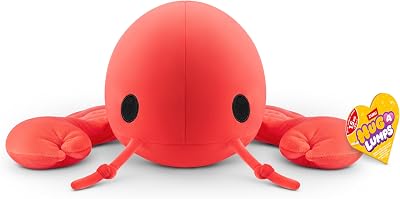 Hug-A-Lumps Lobster Medium Lenny by ZURU Weighted Plush 1.5kg