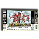 Master Box 35236 1/35 Model kit of The Mohicans. Mortal Combat. Indian Wars Series, The XVIII Century. Kit No 7, Grey, MB35236, Small