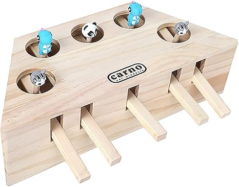 carno wooden cat toy