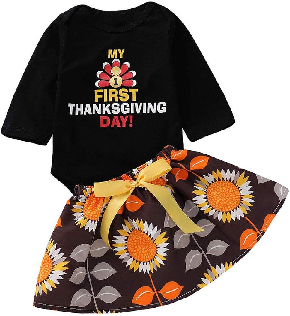baby girl thanksgiving romper