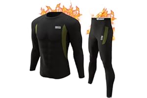 CL convallaria Thermal Underwear Long Johns Set Mens Winter Hunting Gear Sport Base Layer Bottom Top XS-4XL