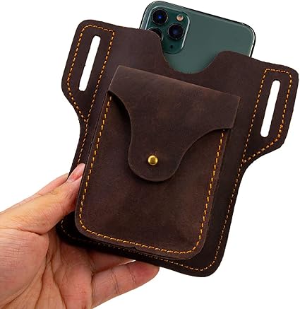 Amazon レザー ベルトポーチ ミニウエストポーチ Iphone スマホケース レザー 本革 牛革 ホルスター 通販