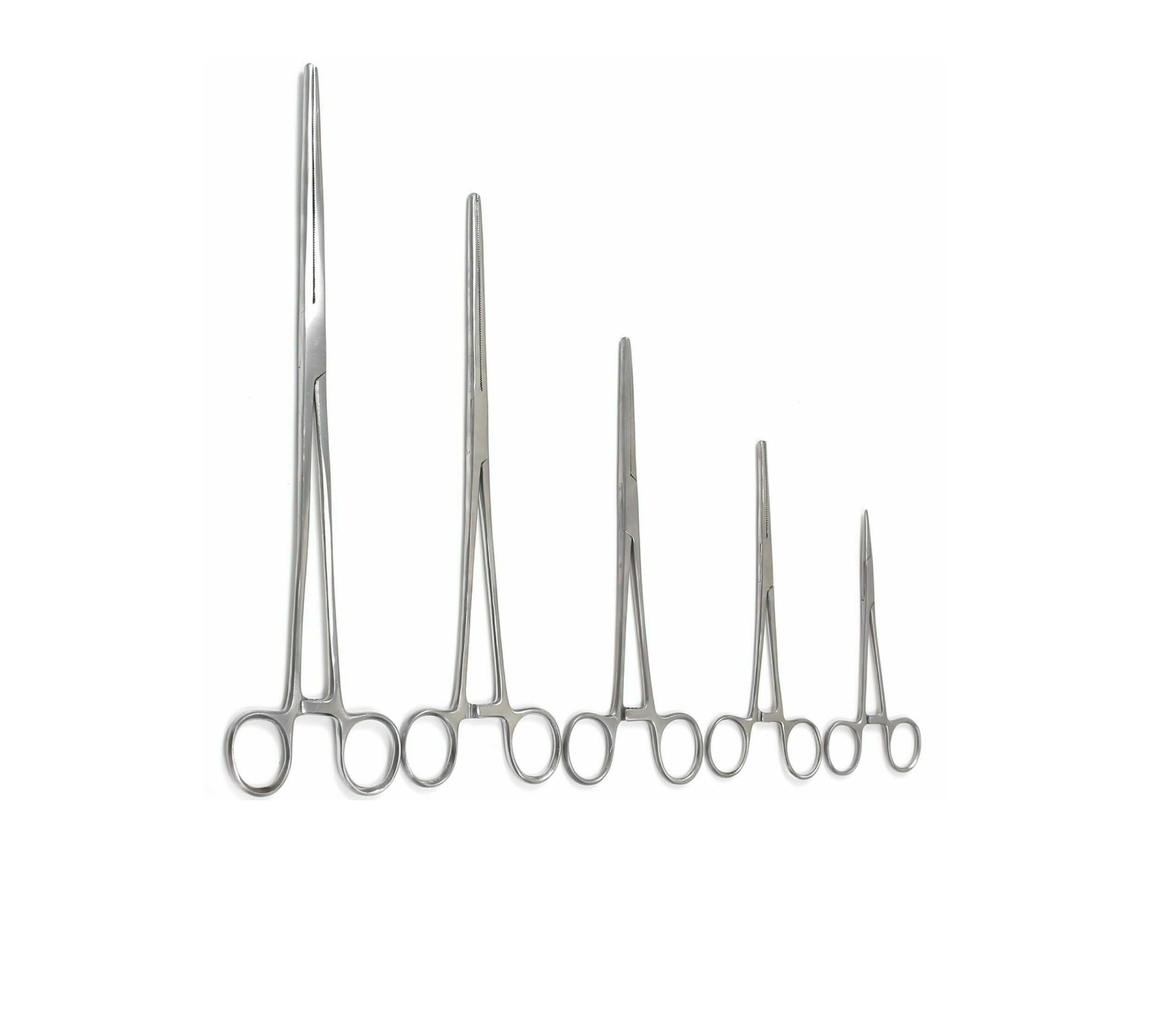 Panther Surgical Unhooking Hook Removing Pliers 4'' 6'' 10'' 12'' Stainless Steel Carp Sea Fly Fishing Forceps (8'' Straight)