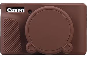 BOVKE Silicone Camera Case for Canon PowerShot SX740/ SX730 Digital Camera, SX740 Camera Case Soft Cover Rubber Camera Sleeve