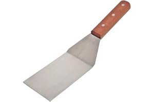 Tytroy Wood Handle Metal Spatula BBQ Grill Turner Burger Flipper (1 pc)
