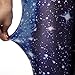 SlickBlue Galaxy Space Printed Footless Tights Leggings - Blue, 2XL - 3XL- 4XL
