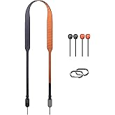 PGYTECH Retro Style Camera Shoulder Strap Air, Vintage Camera Strap Quick Release, 47.24''~55.12'' Adjustable Camera Neck Strap for Nikon/Canon/Sony/Fuji Cameras(Meteorite Grey)