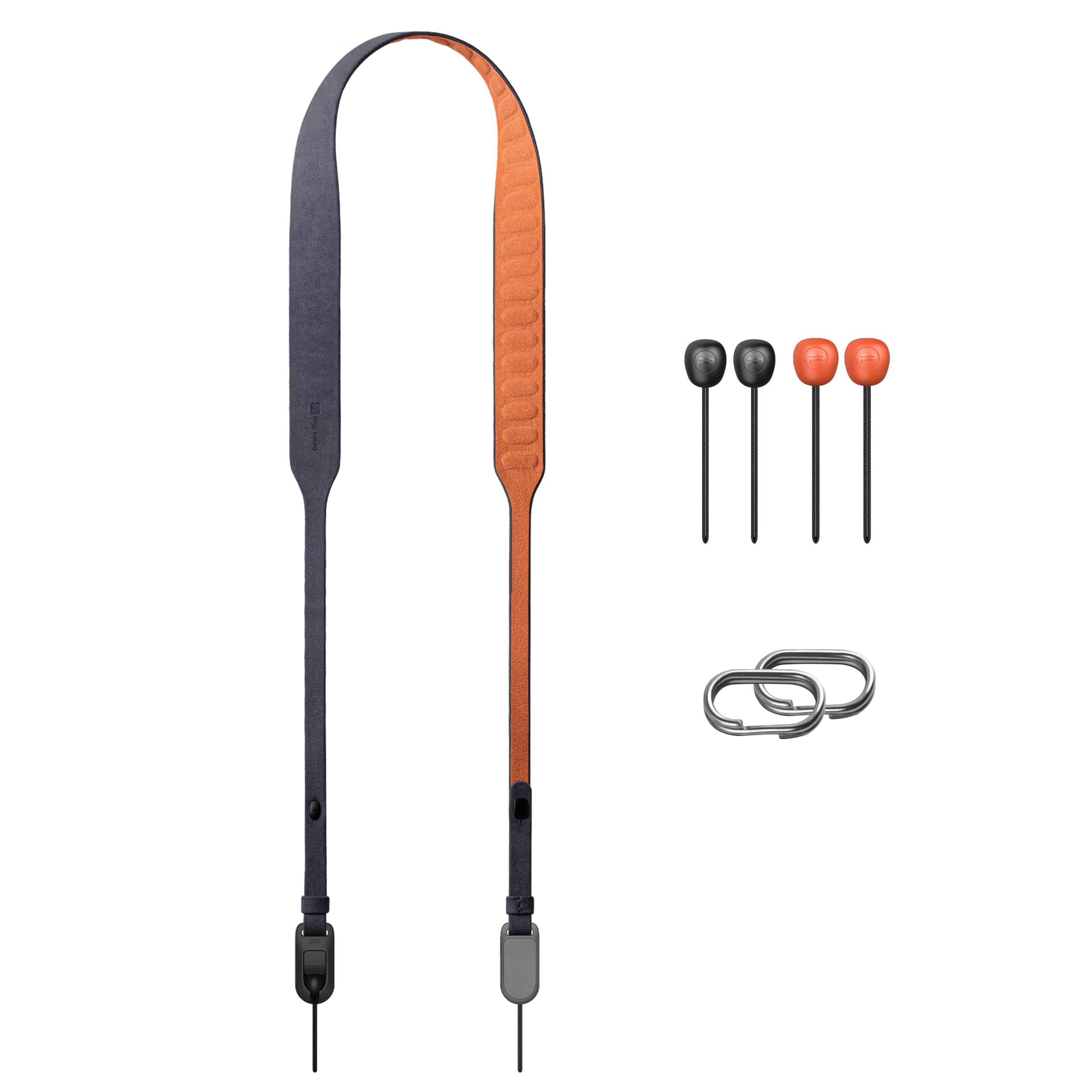 PGYTECH Retro Style Camera Shoulder Strap - Air, Fashion Quick Release, Adjustable 1200~1400mm Neck Strap for Nikon/Canon/Sony/Fuji Compact Cameras (Meteorite Grey)