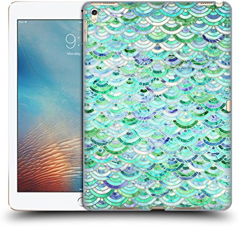 Official Micklyn Le Feuvre Mosaic In Mint Quartz And Jade Marble Patterns Hard Back Case for Apple iPad Pro 9.7