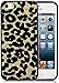 iSee Case iPhone 5S, iPhone 5, (TM) Leopard Bling Glitter Sparkle TPU Full Cover Protective Case for Apple iPhone 5 iPhone 5S (5S-Glimmer Leopard Gold)