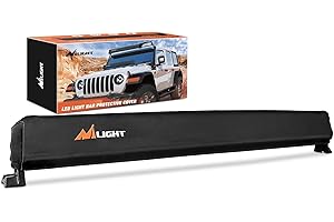 Nilight LED Light Bar Cover 42 Inches Black Nylon Protective Sleeve Universal Fit Straight and Curved Bar Waterproof Dustproo