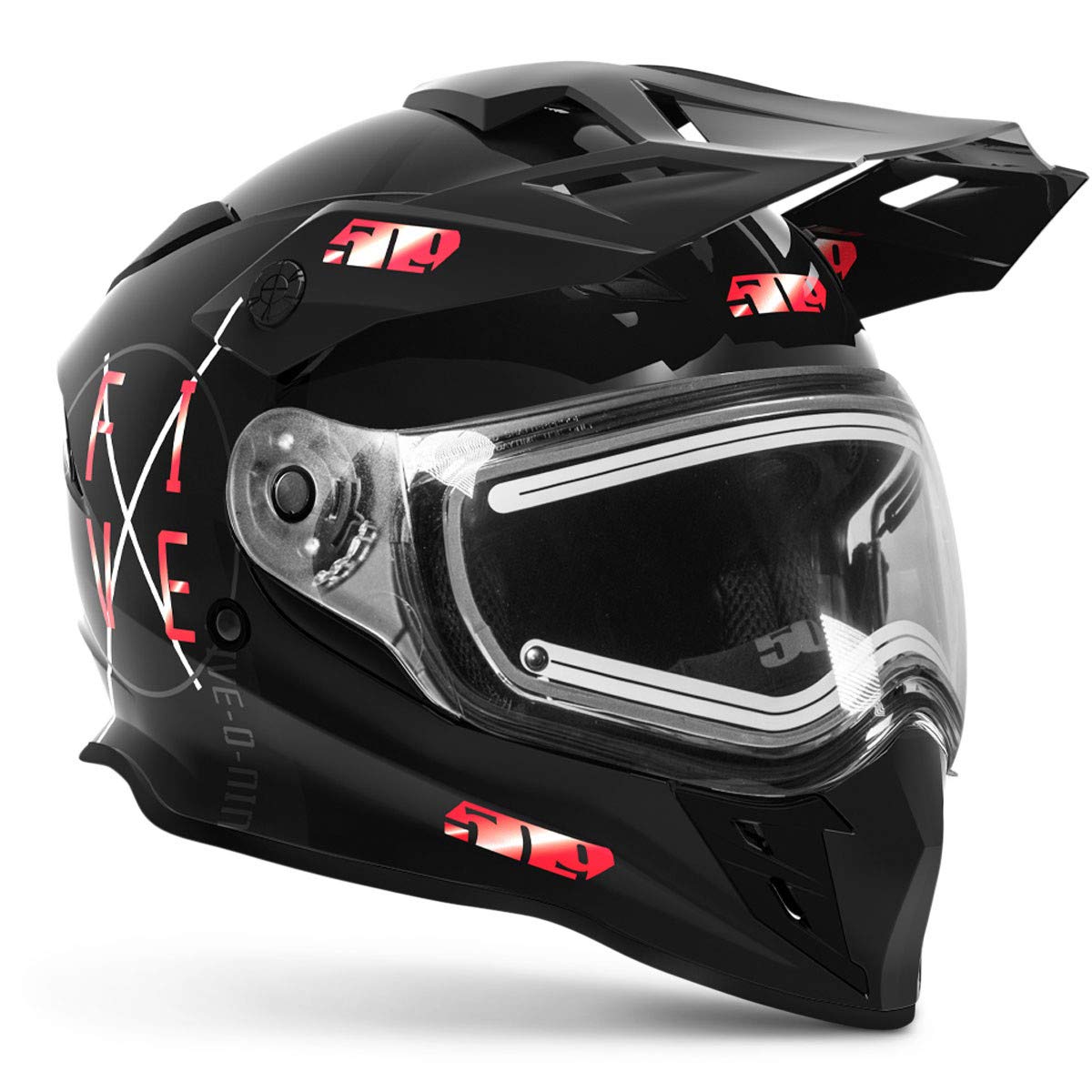 Delta R3L Ignite Helmet - Red Aura - 2X