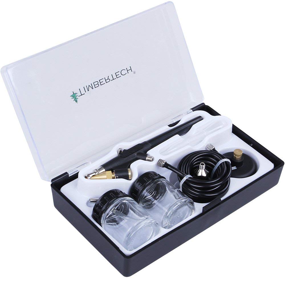 Timbertech - ABPST02 - Airbrush Kit - Includes Plastic Case, Hose and Adapters