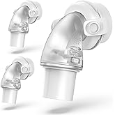 3PCs Replacemet Swivel Elbow Connector for Airfit F20 F30, 22mm Connectors for Airtouch F20 & F30 Series, ItAll Supplies for CPAP Users (3 Packs)