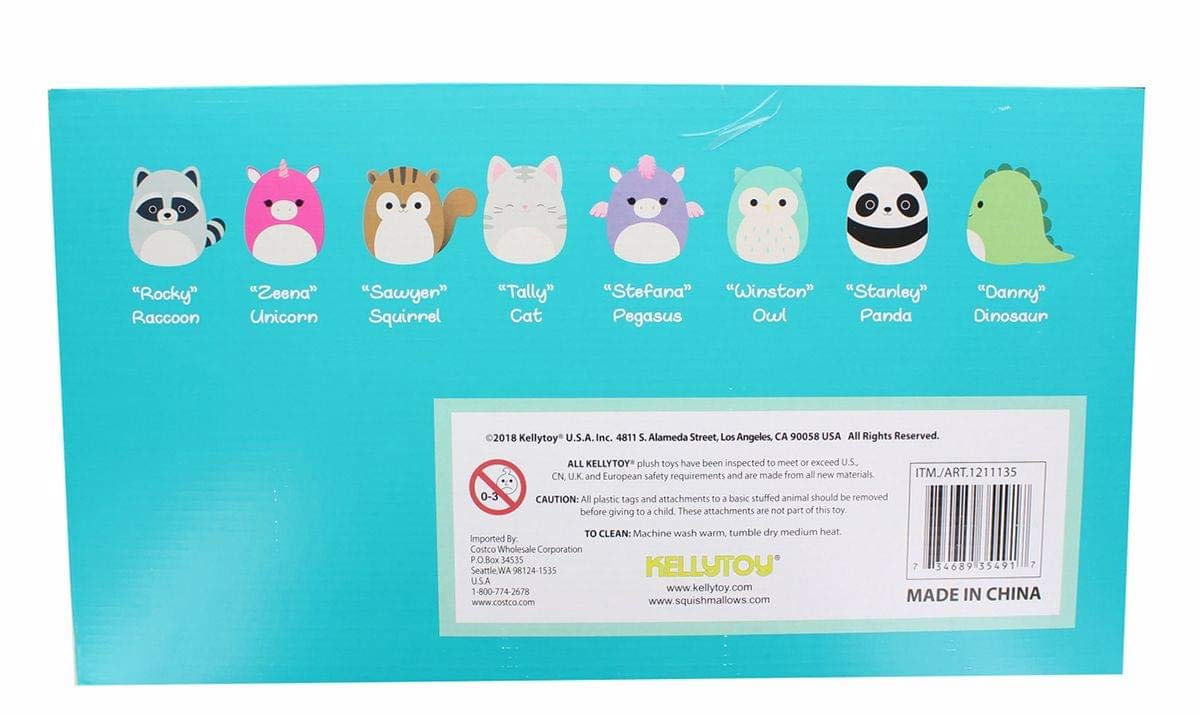 squishmallows 8 pack minis plush set