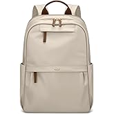GOLF SUPAGS Laptop Backpack for Women Work Travel Backpacks Computer Bag Casual Daypack Fits 14 Inch Notebook (Apricot)