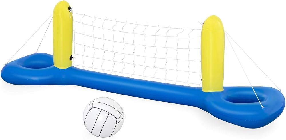 Bestway Inflatable Volleyball Set for Pool with Net and Ball 2.44m