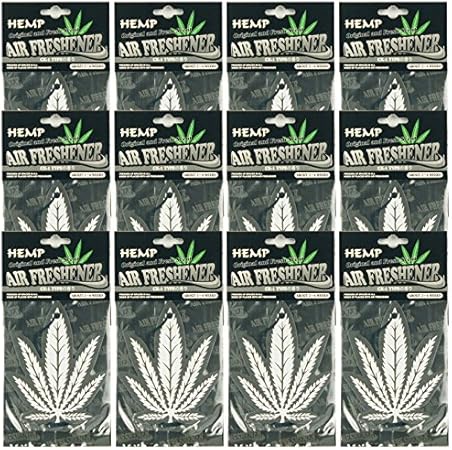 Amazon Hemp ヘンプ エアーフレッシュナー 車用 芳香剤 吊り下げ型 Ck 1タイプ12枚セット Trh A10 車用芳香剤 車 バイク