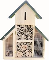 Garden Mile Large Wooden Insect Hotel Bug House for Wildlife Habitat view 4