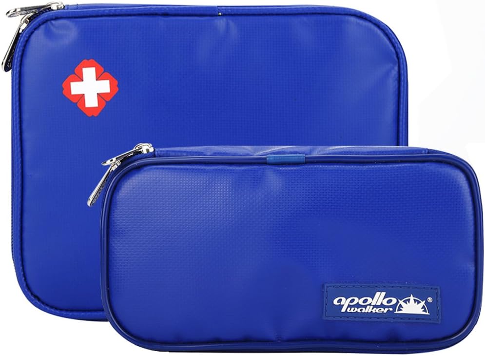 APOLLO WALKER Portable Medical Travel Cooler Bags Insulin Cooler Cases with Ice Packs, 2 size package