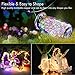 innotree 2 Pack Fairy Lights USB Plug in, Warm White & Multi Color Changing, 33ft 100 LEDs Firefly Twinkle String Lights with Remote for Bedroom Indoor Outdoor Party Wedding Decoration, Copper Wire