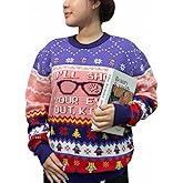 AstralWardrobe Ugly Christmas Sweater – Ugly Knitted Sweaters - Xmas Knit Sweatshirt for Men, Women - Gifts for Christmas