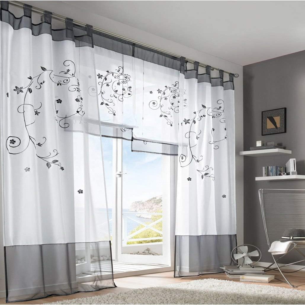 Amazon Com Sling Models Pastoral Embroidery Curtains Screens