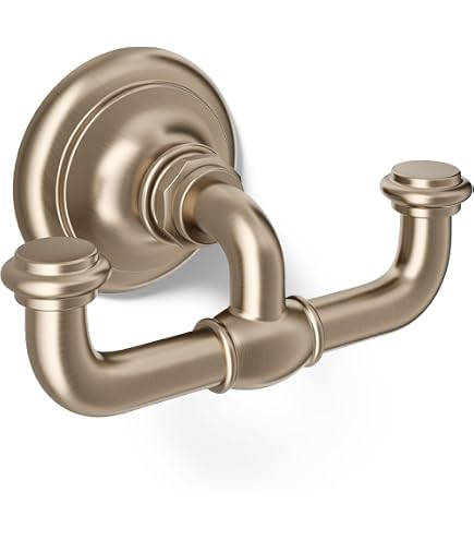Amazon.com: Kohler 72572-BV Artifacts® Double Robe Hook, Vibrant