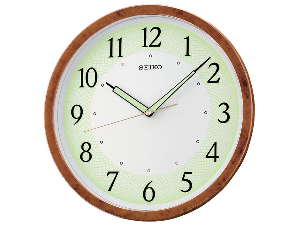 Buy Seiko Wall Clock (31.1 cm x 31.1 cm x 3.9 cm, Brown, QXA472BN