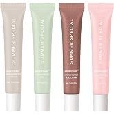 BAISEN DIARY 4 PCS Summer Special Lip Butter Balm - Ultra-Hydrating, Nourishing Lip Care with Natural Ingredients, Shea Butter &amp; Olive Oil, Soothes &amp; Softens Dry Lips (4PCS, 0.5 Fl Oz (Pack of 4))