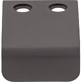Top Knobs Tab 7/16" CTC Cabinet Finger Pull Flat Black TK101BLK