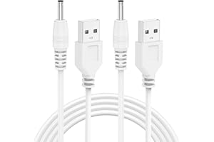 USB DC Charging Cable 3.5mm DC Cable Cord for Foreo Luna Facial Cleanser, ISSA Electric Toothbrush, IRIS Eyemassage Instrumen